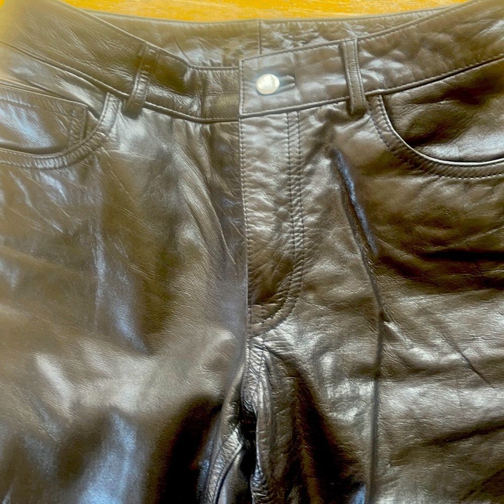 VINTAGE 90’s EXPRESS LEATHER PANTS